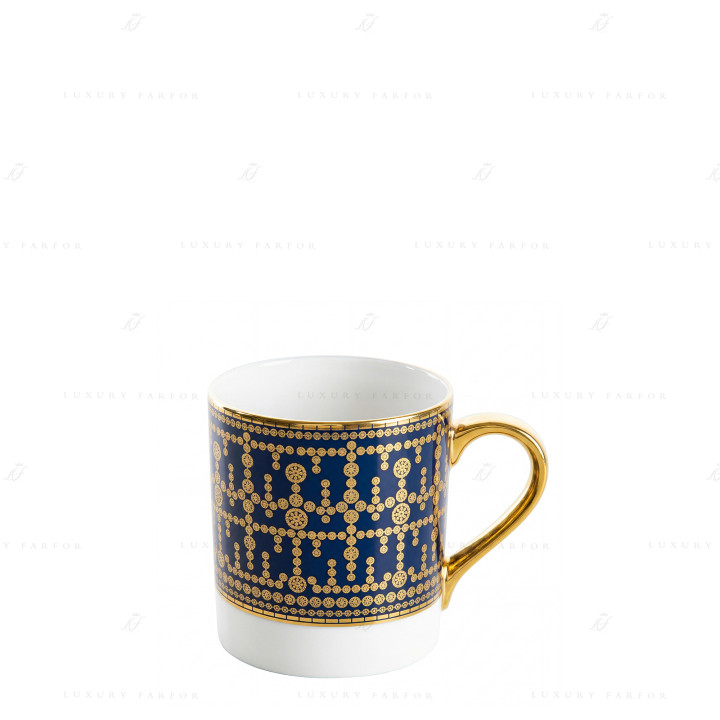 Кружка 0,27л коллекции Tiara Bleu de Prusse Or бренда Haviland