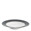 Тарелка суповая 23,5см коллекции Tiara Bleu de Prusse Platin бренда Haviland