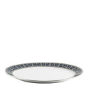 Блюдо овальное 40см коллекции Tiara Bleu de Prusse Platin бренда Haviland