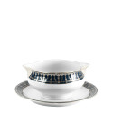 Соусник с подставкой 0,3л коллекции Tiara Bleu de Prusse Platin бренда Haviland