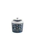 Сахарница 0,25л коллекции Tiara Bleu de Prusse Platin бренда Haviland