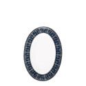 Блюдо для гарнира 23х16,5см коллекции Tiara Bleu de Prusse Platin бренда Haviland