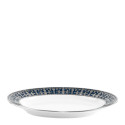 Блюдо для гарнира 23х16,5см коллекции Tiara Bleu de Prusse Platin бренда Haviland