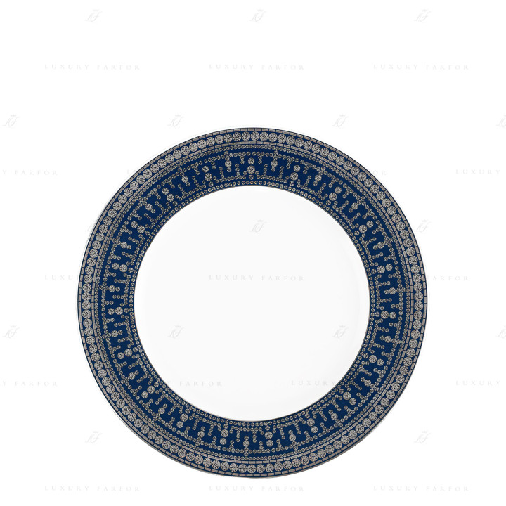 Тарелка главная 28см коллекции Tiara Bleu de Prusse Platin бренда Haviland