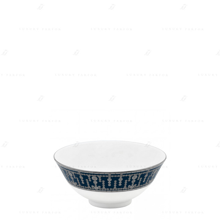 Чаша для риса 13см коллекции Tiara Bleu de Prusse Platin бренда Haviland