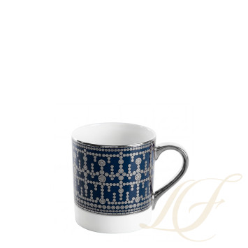 Кружка 0,27л коллекции Tiara Bleu de Prusse Platin бренда Haviland