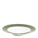Тарелка суповая 23,5см коллекции Tiara Bleu Paon Or бренда Haviland