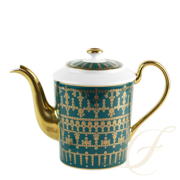 Чайник 1л коллекции Tiara Bleu Paon Or бренда Haviland