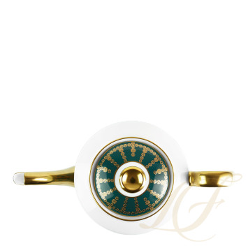 Чайник 1л коллекции Tiara Bleu Paon Or бренда Haviland