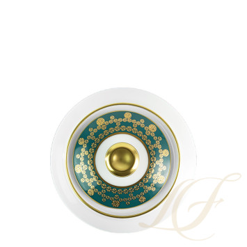 Сахарница 0,25л коллекции Tiara Bleu Paon Or бренда Haviland