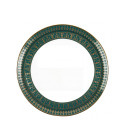 Тарелка подстановочная 31,5см коллекции Tiara Bleu Paon Or бренда Haviland