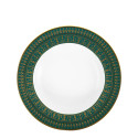 Тарелка глубокая 31,5см коллекции Tiara Bleu Paon Or бренда Haviland