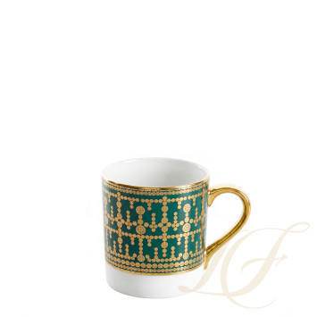 Кружка 0,27л коллекции Tiara Bleu Paon Or бренда Haviland