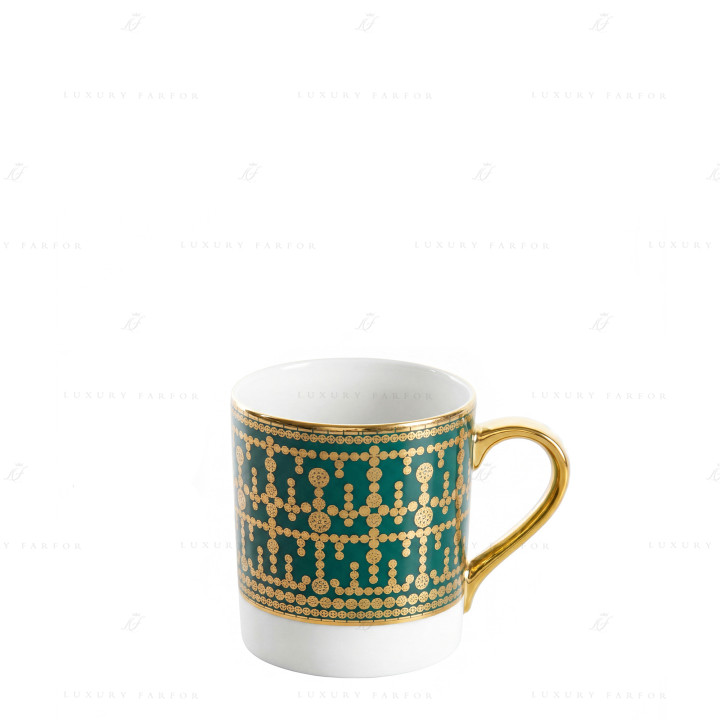 Кружка 0,27л коллекции Tiara Bleu Paon Or бренда Haviland