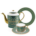 Коллекция Tiara Bleu Paon Or бренда Haviland