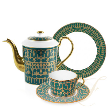 Коллекция Tiara Bleu Paon Or бренда Haviland