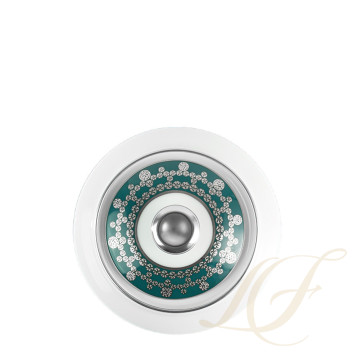 Сахарница 0,25л коллекции Tiara Bleu Paon Platin бренда Haviland