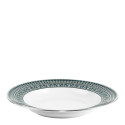 Тарелка глубокая 31,5см коллекции Tiara Bleu Paon Platin бренда Haviland
