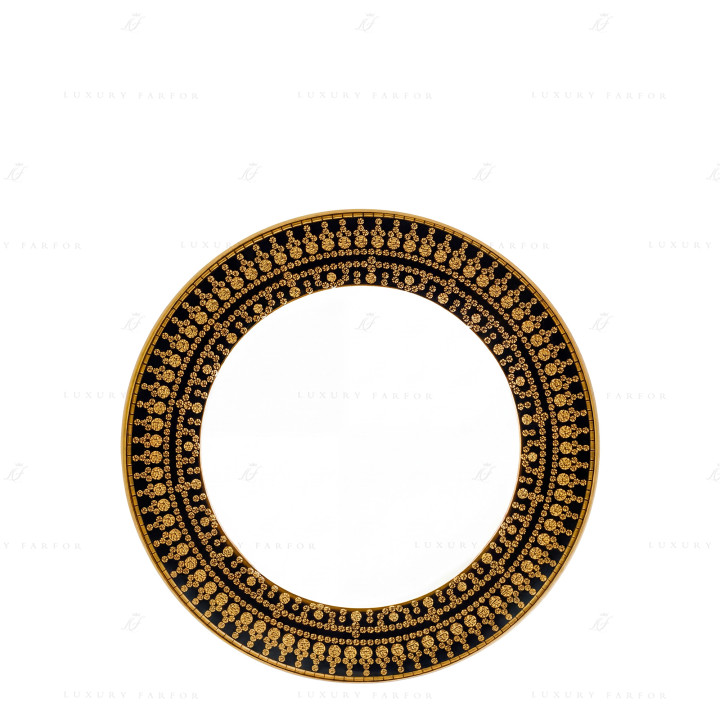 Тарелка суповая 23,5см коллекции Tiara Noir Or бренда Haviland