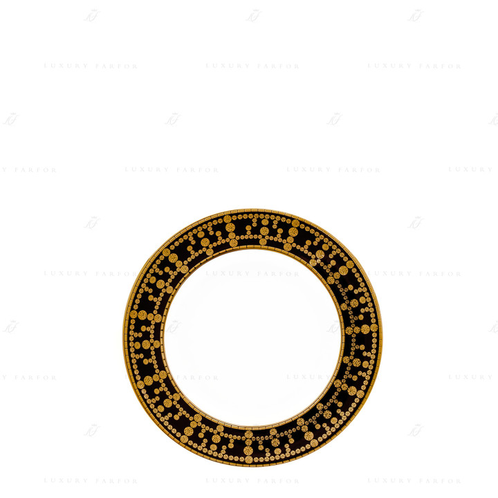 Тарелка десертная 16см коллекции Tiara Noir Or бренда Haviland