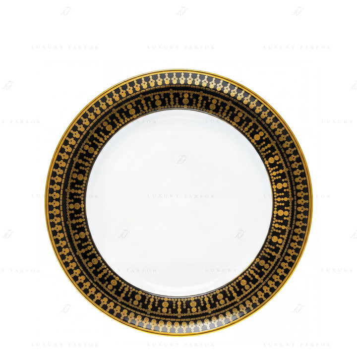 Тарелка тортовая 31,5см коллекции Tiara Noir Or бренда Haviland