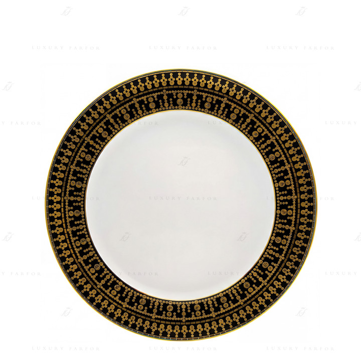 Тарелка подстановочная 31,5см коллекции Tiara Noir Or бренда Haviland