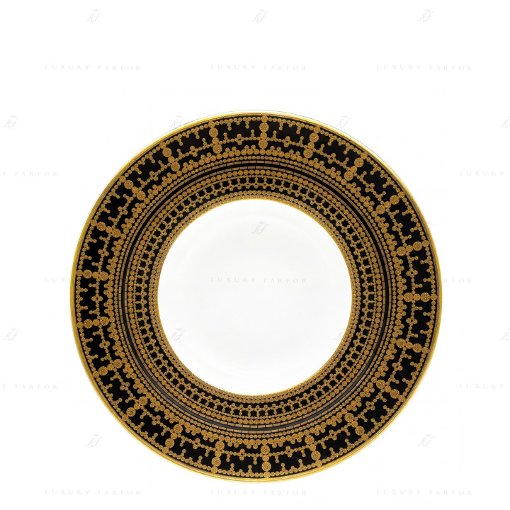 Тарелка для ризотто 28,5см коллекции Tiara Noir Or бренда Haviland