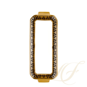 Блюдо для пирога 39х15,5см коллекции Tiara Noir Or бренда Haviland