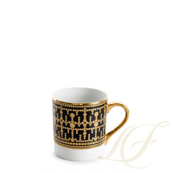 Кружка 0,27л коллекции Tiara Noir Or бренда Haviland