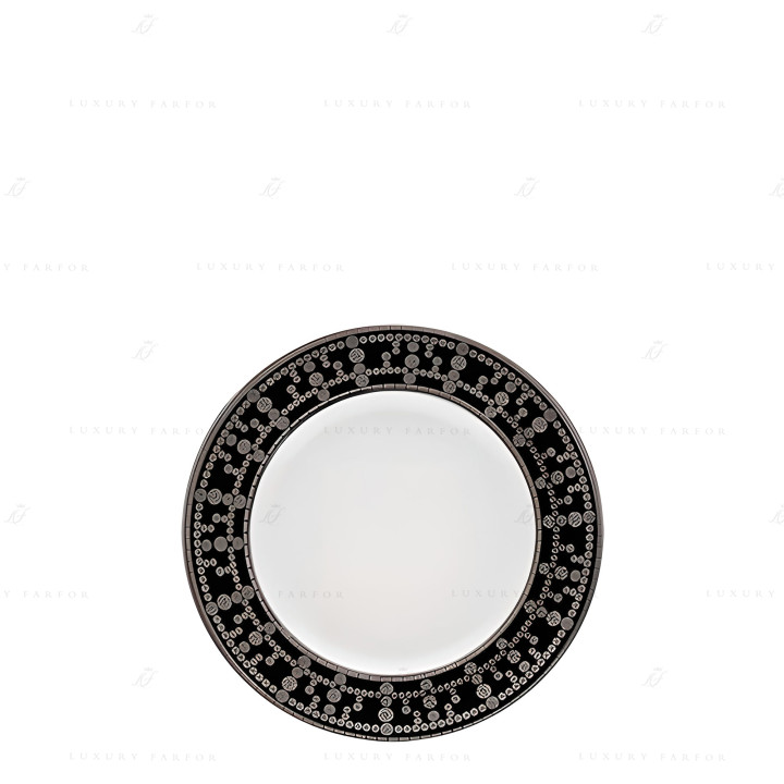 Тарелка десертная 16см коллекции Tiara Noir Platin бренда Haviland
