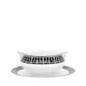 Соусник с подставкой 0,3л коллекции Tiara Noir Platin бренда Haviland