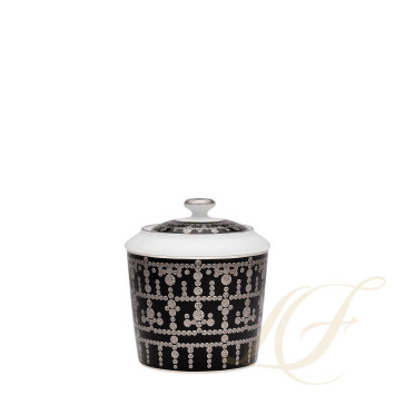 Сахарница 0,25л коллекции Tiara Noir Platin бренда Haviland