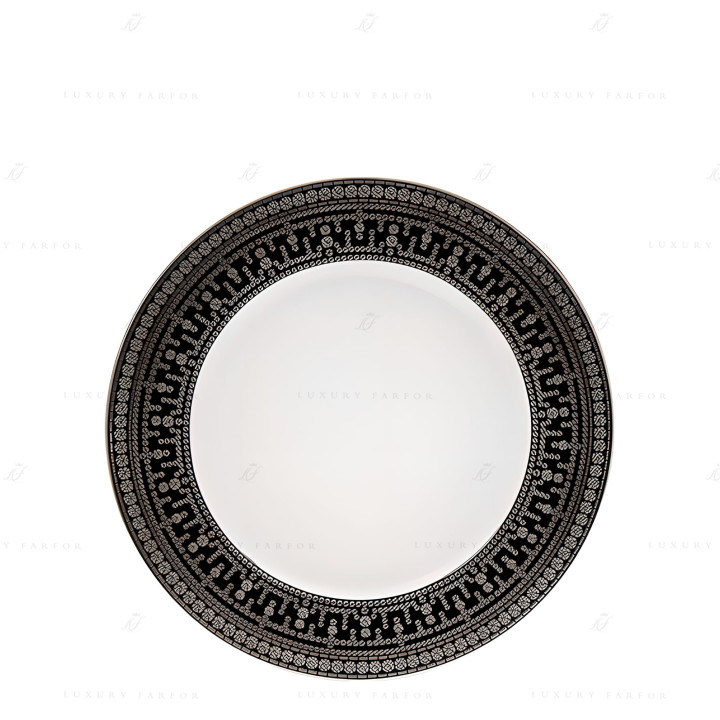Тарелка главная 28см коллекции Tiara Noir Platin бренда Haviland