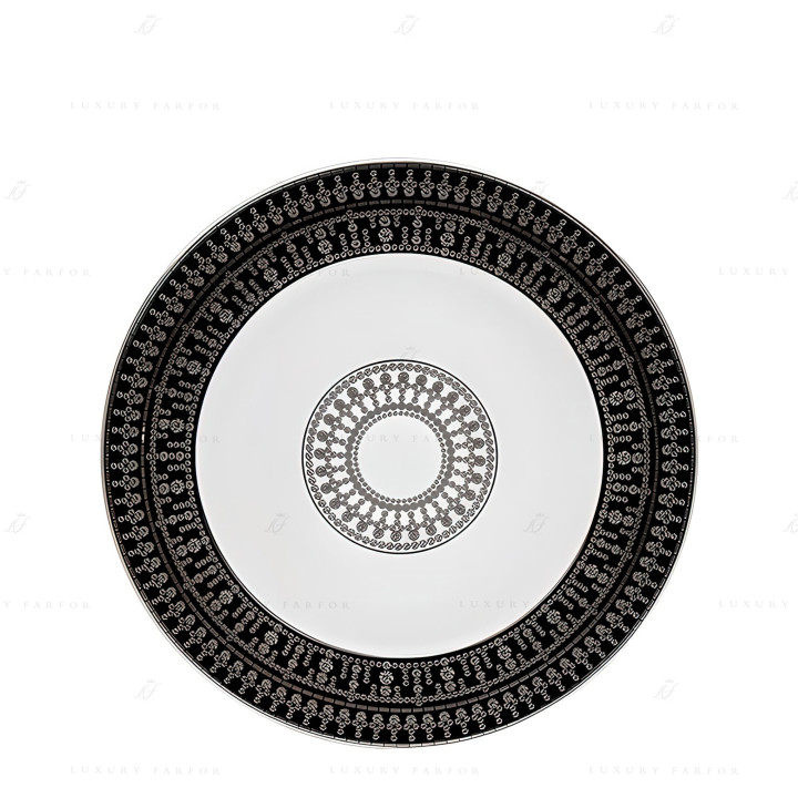 Тарелка сервировочная 31см коллекции Tiara Noir Platin бренда Haviland
