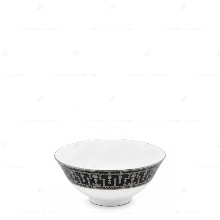Чаша для риса 13см коллекции Tiara Noir Platin бренда Haviland
