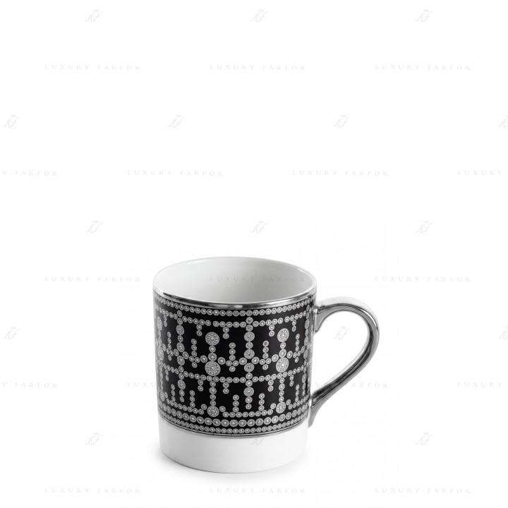 Кружка 0,27л коллекции Tiara Noir Platin бренда Haviland