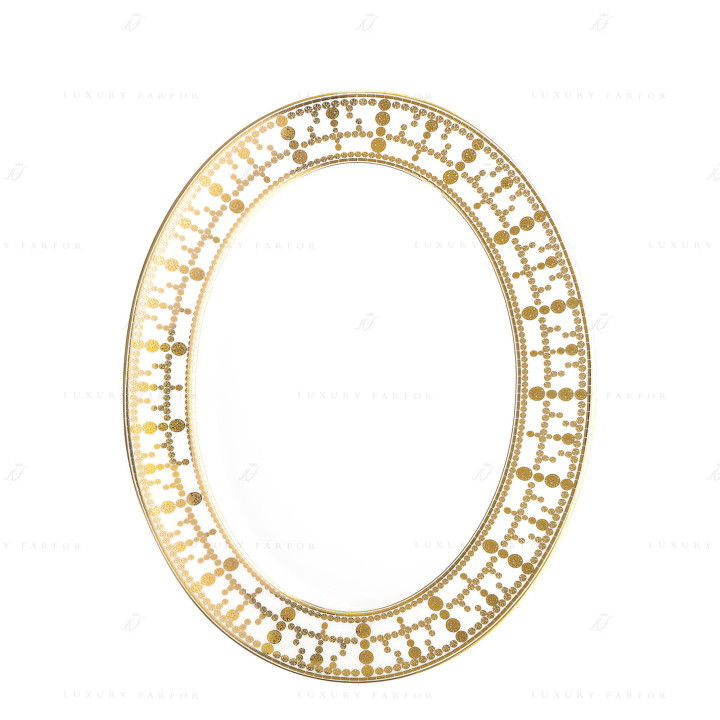 Блюдо овальное 40см коллекции Tiara Or бренда Haviland