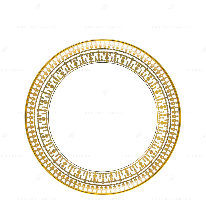 Тарелка тортовая 31,5см коллекции Tiara Or бренда Haviland