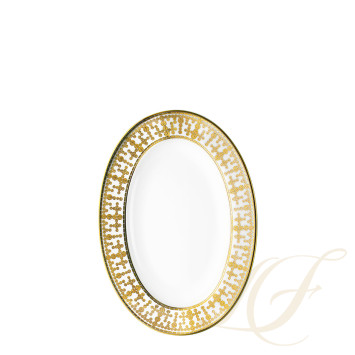 Блюдо для гарнира 23х16,5см коллекции Tiara Or бренда Haviland