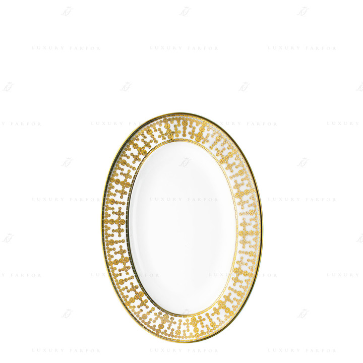 Блюдо для гарнира 23х16,5см коллекции Tiara Or бренда Haviland