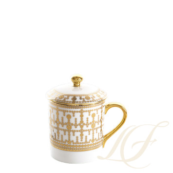 Кружка с крышкой 0,27л коллекции Tiara Or бренда Haviland