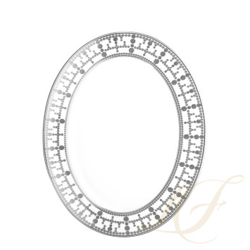 Блюдо овальное 40см коллекции Tiara Platin бренда Haviland