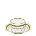 Чашка чайная с блюдцем 0,15л коллекции Vieux Paris Vert бренда Haviland