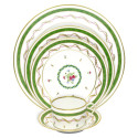 Чашка чайная с блюдцем 0,15л коллекции Vieux Paris Vert бренда Haviland