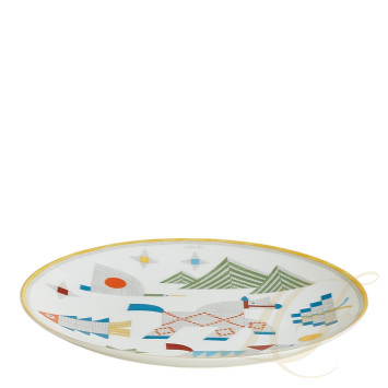 Тарелка закусочная 21см коллекции Animaux Nattes бренда Hermes