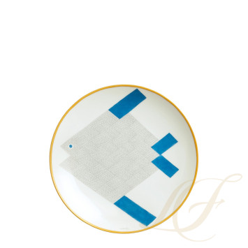 Набор из 3 тарелок закусочных 21см коллекции Animaux Nattes бренда Hermes