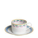 Чашка чайная с блюдцем №1 160мл коллекции Contrepoint бренда Hermes