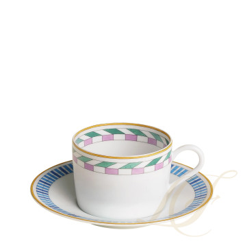 Чашка чайная с блюдцем №1 160мл бренда Hermes
