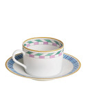 Чашка чайная с блюдцем №1 160мл коллекции Contrepoint бренда Hermes