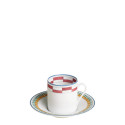 Чашка кофейная с блюдцем №1 90мл коллекции Contrepoint бренда Hermes